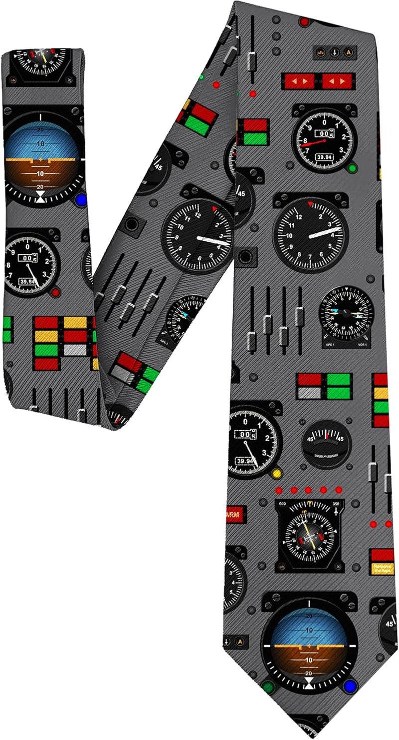 Guhothli Mens Funny Neckties Fashion Neck Ties Formal Party Novetly Tie for Men - Image 3